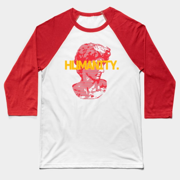 Humanity Baseball T-Shirt by Cottonbutton